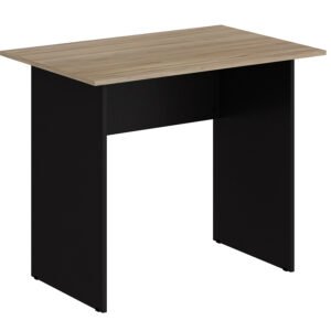 Mesa de Escritório Reta New City Web Office 120 cm Calvi e Preta