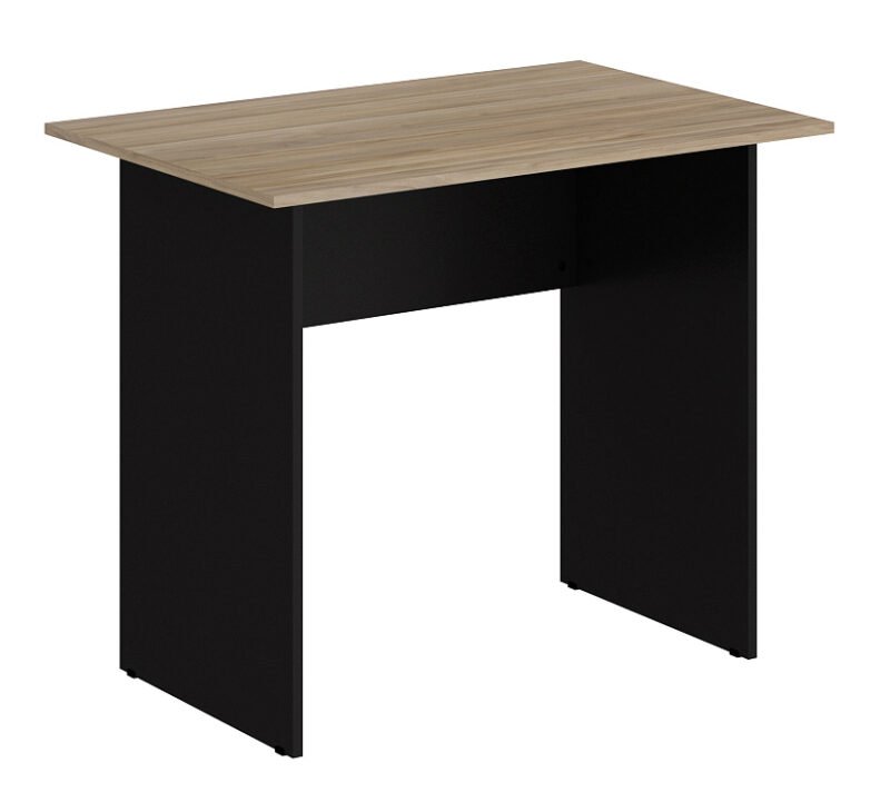 Mesa de Escritório Reta New City Web Office 120 cm Calvi e Preta