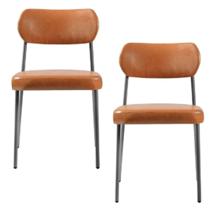 Cadeiras 4 pés Lavínia Couríssimo Amarula Salaone - Kit 02