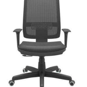 Cadeira Presidente Brizza NR17 Relax Couro Eco Plaxmetal