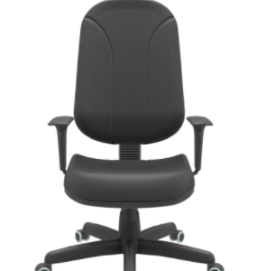 Cadeira Presidente Operativa Plaxmetal Mecanismo Relax Preto