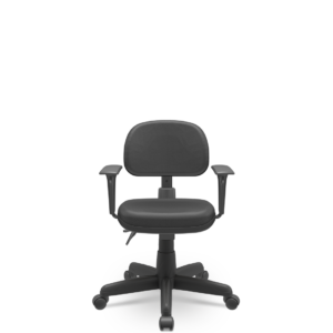 Cadeira Operativa Secretária Plus NR17 Plaxmetal Preta