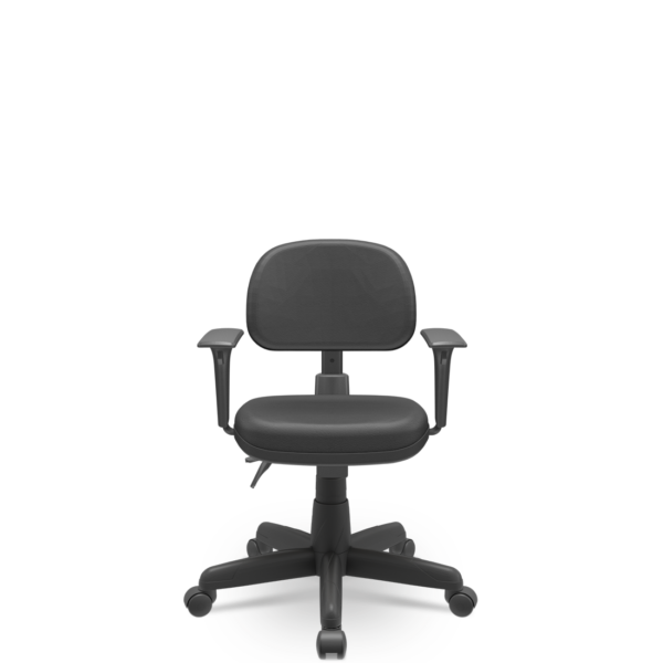 Cadeira Operativa Secretária Plus NR17 Plaxmetal Preta