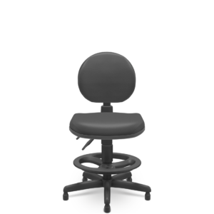 Cadeira Caixa Operativa Executiva Plus Back Plaxmetal Preta