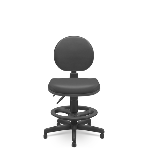 Cadeira Caixa Operativa Executiva Plus Back Plaxmetal Preta