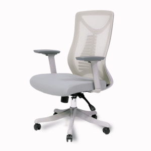 Cadeira Presidente Tela VRT-40 Relaxsystem Braços 3D Cinza