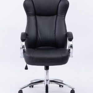 Cadeira Presidente Estofada Boss Preta B.Hoff Mobile