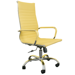 Cadeira Presidente Esteirinha Charles Eames Relax Bege