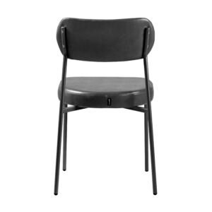 Cadeiras 4 pés Mona Lavínia Couríssimo Preta Salaone