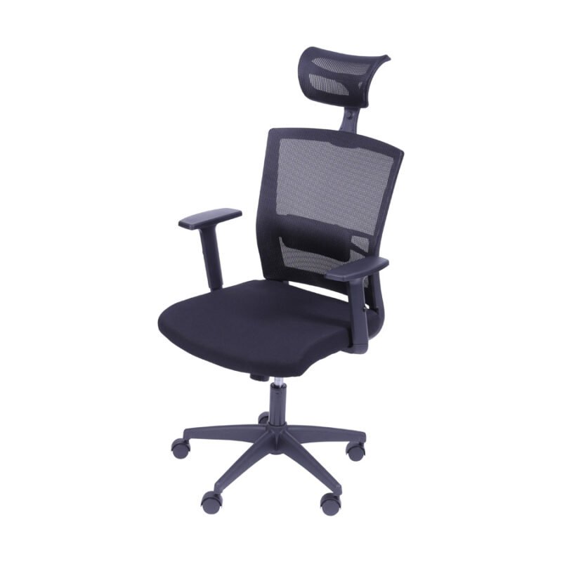 Cadeira Presidente New Ergon Relax Braço 1D OR-3317 OR DESIGN Preta