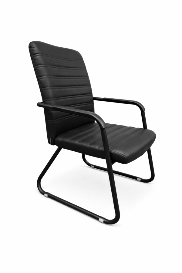 Cadeira Fixa de Aproximação Interlocutor W-22 Preta