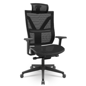 Cadeira Presidente Darix X+ Autocompensador Braços 3D Shift Plaxmetal NR17 Preta