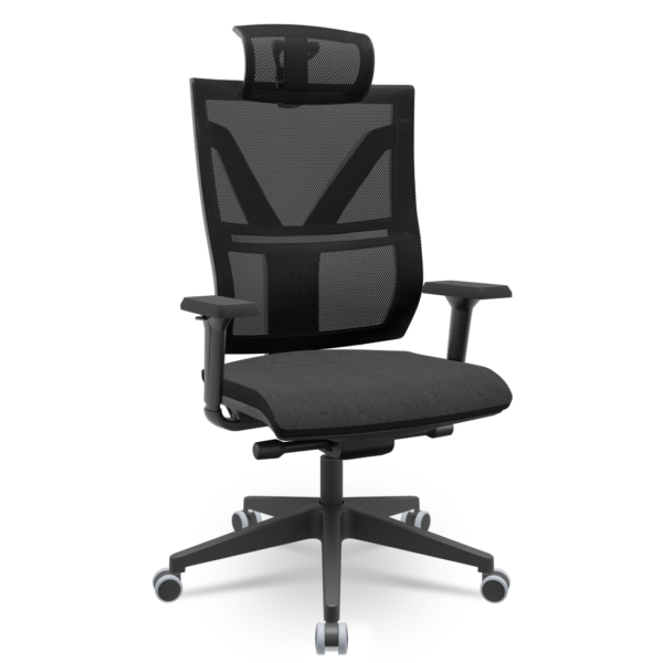 Cadeira Presidente Darix X+Autocompensador 3D Shift Assento Estofado Plaxmetal