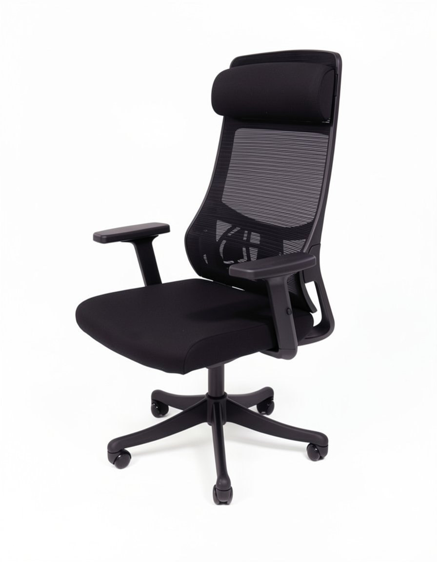 Cadeira Presidente Ultra E-9024 Syncron Espuma Preto - Imagem 4