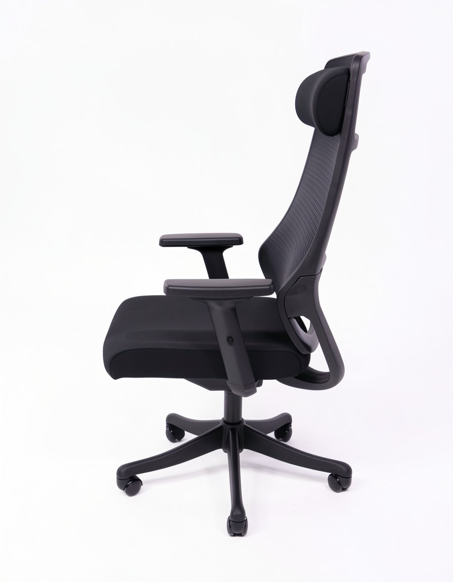 Cadeira Presidente Ultra E-9024 Syncron Espuma Preto - Imagem 3