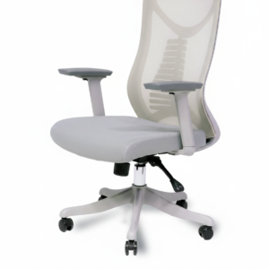 Cadeira Presidente Tela VRT-40 Relaxsystem Braços 3D Cinza