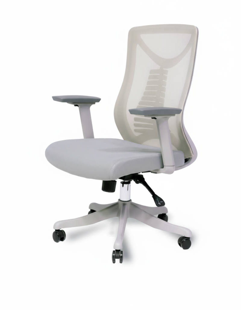 Cadeira Presidente Tela VRT-40 Relaxsystem Braços 3D Cinza