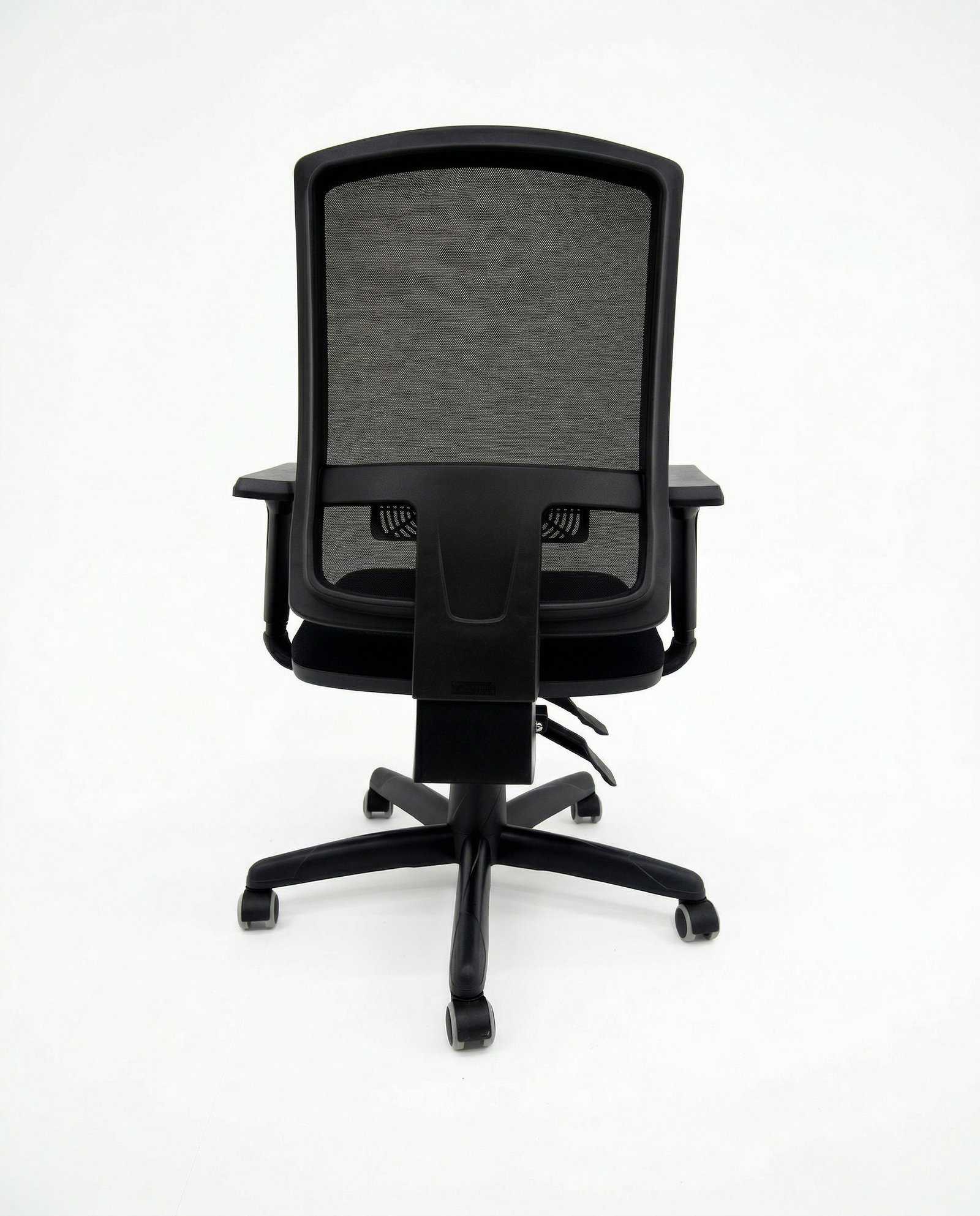 Cadeira Presidente Brizza Giratória BackSystem NR17 com Braços Shift 3D Assento Poliéster Plaxmetal Preta - Imagem 5