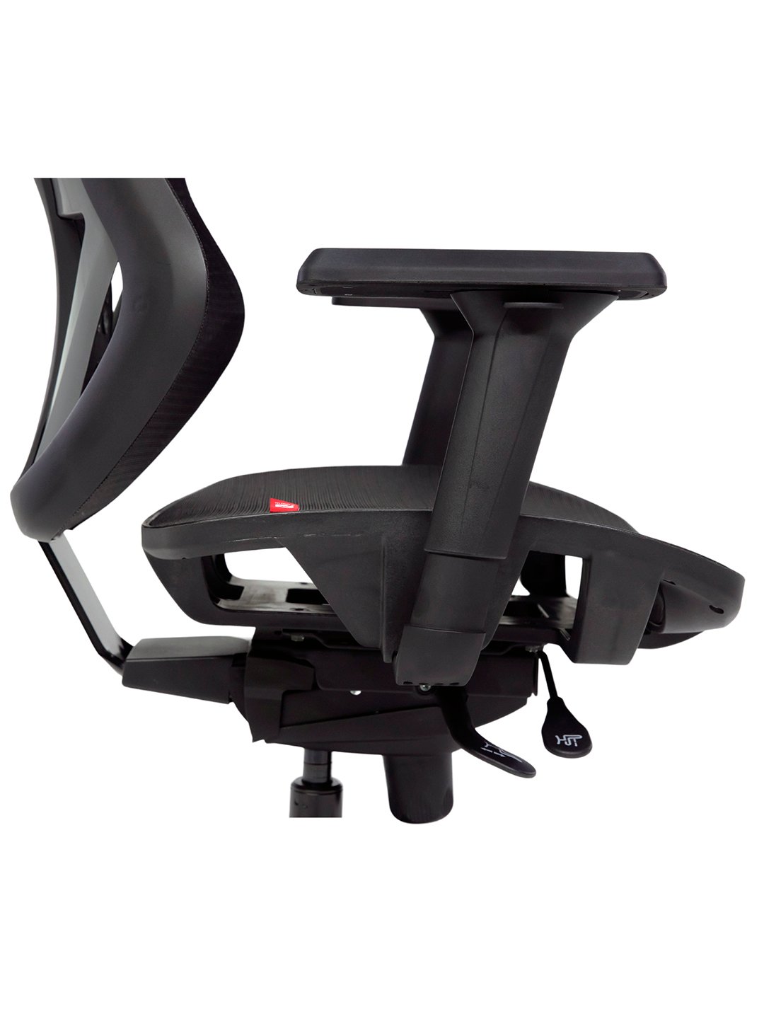 Cadeira Escritório Vizon Plaxmetal Tela Slider Preta - Imagem 9