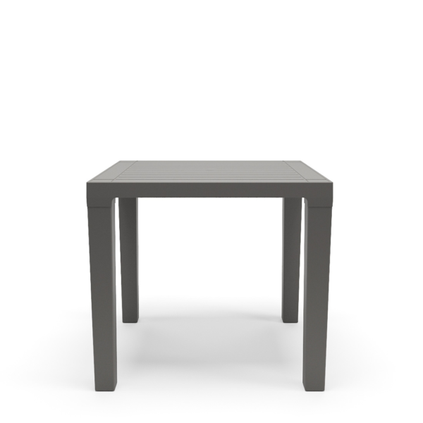 Mesa Multiuso Plástica Niala Plaxmetal Basalto Cinza Grafite