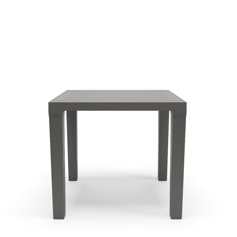 Mesa Multiuso Plástica Niala Plaxmetal Basalto Cinza Grafite