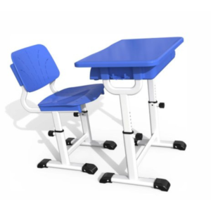 Conjunto Escolar Americano Branco com Azul