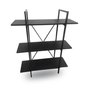Estante Multiuso Art Decor Preta Industrial B.Hoff Mobile