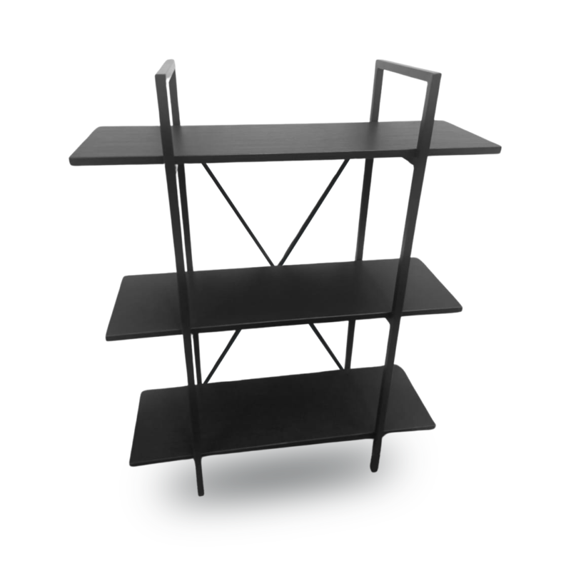 Estante Multiuso Art Decor Preta Industrial B.Hoff Mobile