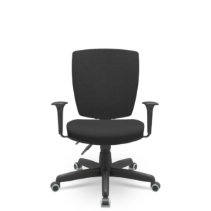 Cadeira Escritório Altrix Plaxmetal Espaldar Alto Back Preto