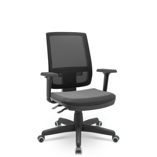 Cadeira BRIZZA BackSystem Plaxmetal NR17 Shift 3D Vinil T19