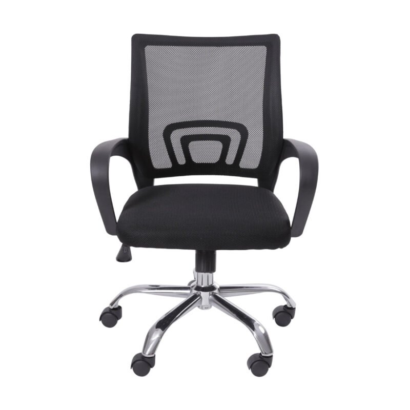 Cadeira Escritório Diretor TOK 3310 Or Design com Encosto de Tela Mesh Preta