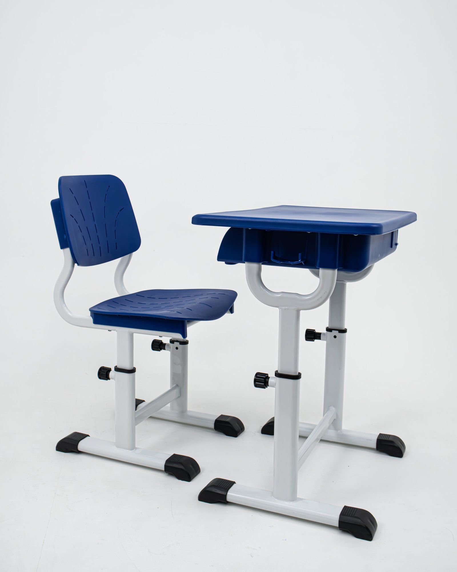 Conjunto Escolar Americano Branco com Azul - Imagem 5