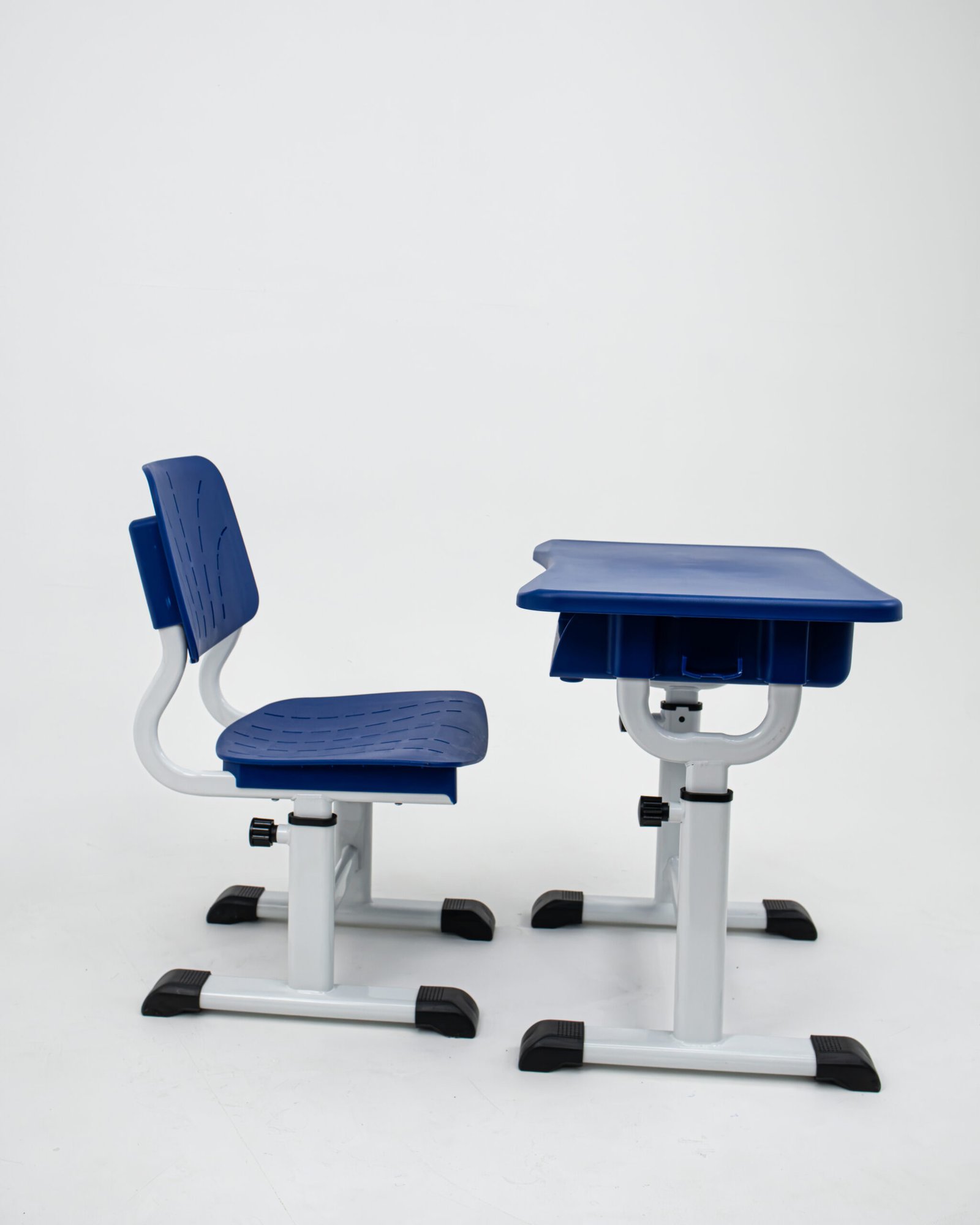 Conjunto Escolar Americano Branco com Azul - Imagem 4