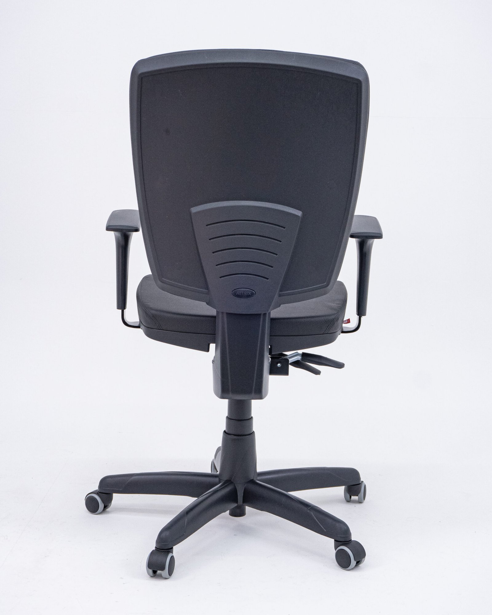 Cadeira Escritório Altrix Espaldar Alto Back Couro Eco Preto - Imagem 4