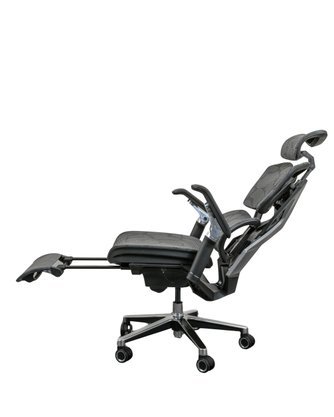 Cadeira Ergonômica Preta - com Tela, Apoio de Cabeça e Braços 6D - Imagem 2