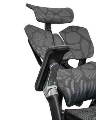 Cadeira Ergonômica Preta - com Tela, Apoio de Cabeça e Braços 6D - Imagem 7
