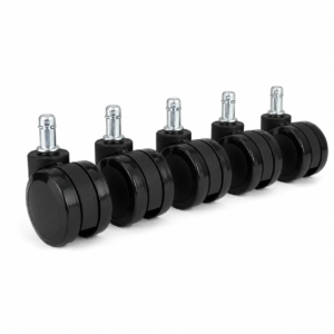 Rodízio De Cadeira Kit 5 Rodinhas De 60mm PU Anti-risco